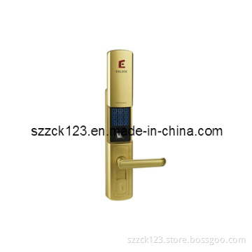 Waterproof Sliding Electronic Digital Password + Fingerprint + Mechanical Key Door Lock